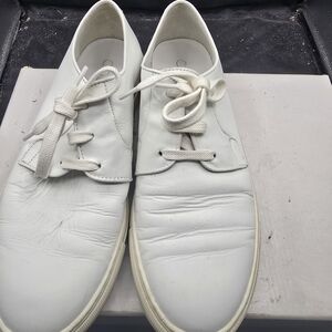 COS White Leather Derbys